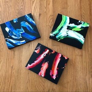 3 Set | Original Abstract Modern Painting Wall Art